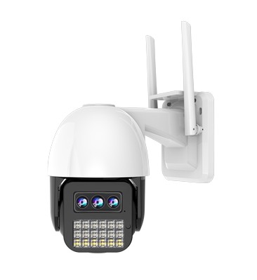 乔安无死角摄像头连手机远程室外无线高清球机家用4G监控远程转动